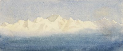 Alpine Landscape by Lady Emma Crichton